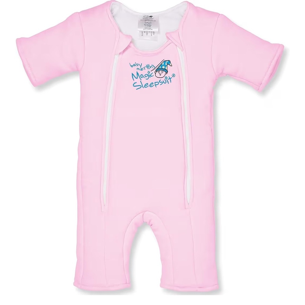 Baby Merlin Magic Sleepsuit Pink Infant Sleep Aid